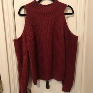 Cold Shoulder Sweater